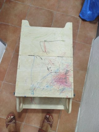 Torre de aprendizaje/pupitre madera