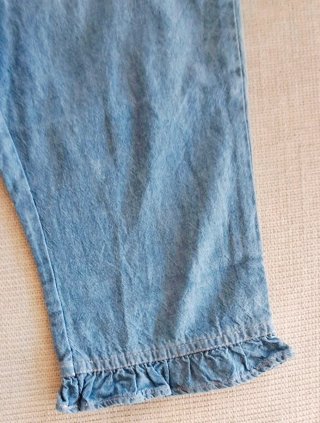 Jeans bambina 4 anni con fiore