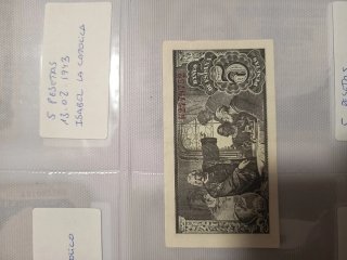 Billete 5 Pesetas Banco de España 1943