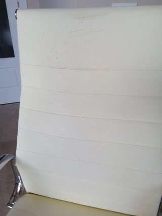 Silla de oficina ergonómica piel sintética