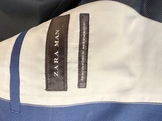 Traje Zara Azul Eléctrico Hombre T40