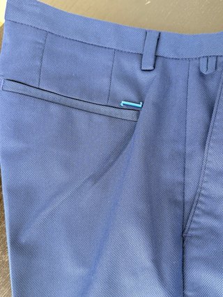 Traje Zara Azul Eléctrico Hombre T40