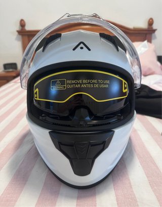 Casco Integral ADN Stelvio Blanco Talla M