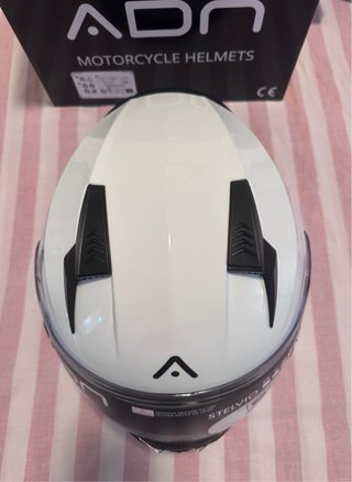 Casco Integral ADN Stelvio Blanco Talla M