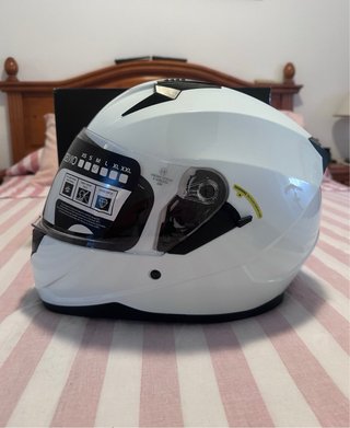 Casco Integral ADN Stelvio Blanco Talla M