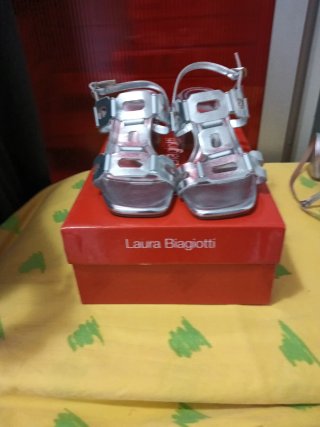 Sandali Laura Biagiotti Argento