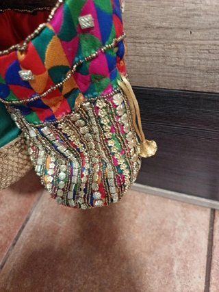 Lote 3 bolsos étnicos bordados