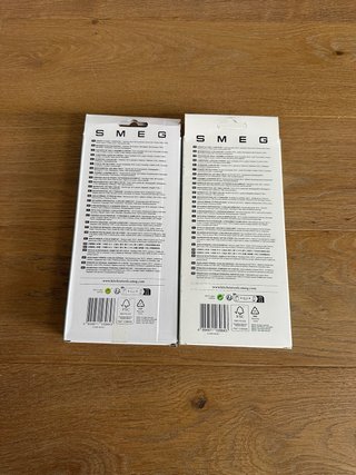 Pack 2 Juegos de Cubiertos SMEG nuevos