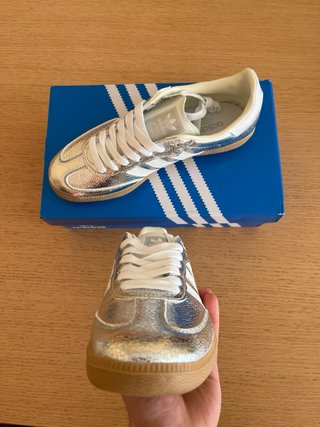 Adidas Samba OG Plata Talla 41 Nuevas