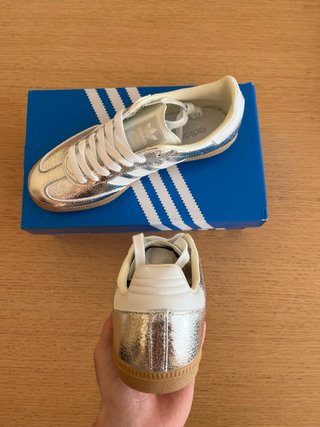 Adidas Samba OG Plata Talla 41 Nuevas