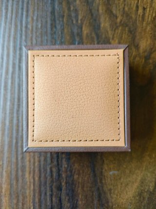 Caja joyero marrón