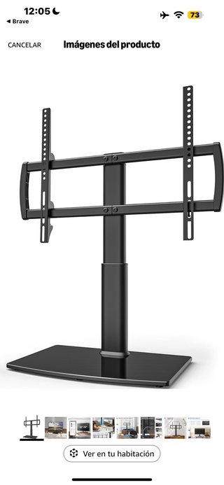 Soporte TV Hemudu Negro