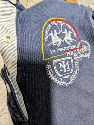 Polo La Martina Azul Marino Talla S