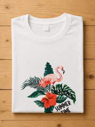 Camiseta BRYAN Talla Única Flamingo