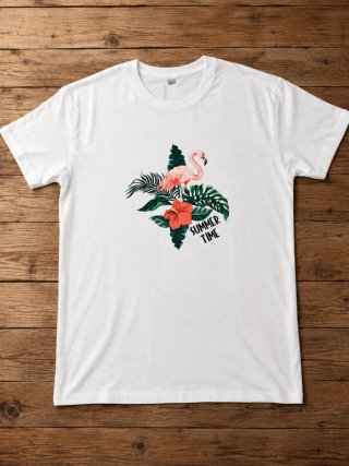 Camiseta BRYAN Talla Única Flamingo