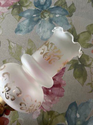 Lámpara Vintage Porcelana y Metal