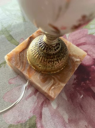 Lámpara Vintage Porcelana y Metal