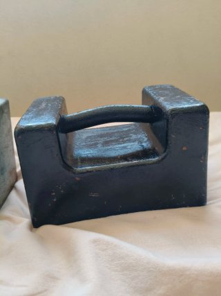 2 Pesas Fundición 20 Kg con Asa