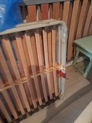 2 Somier 90cm madera