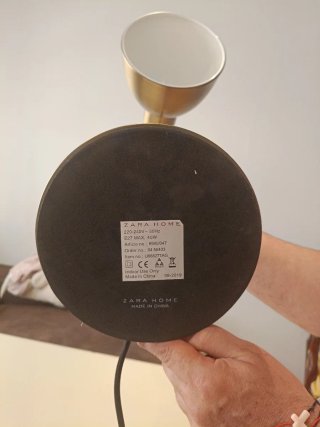 Lámpara Escritorio Flexible Zara Home Dorada