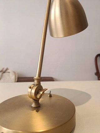 Lámpara Escritorio Flexible Zara Home Dorada