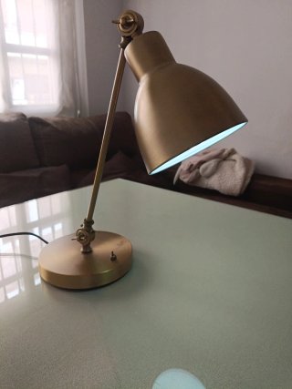 Lámpara Escritorio Flexible Zara Home Dorada