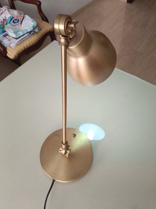 Lámpara Escritorio Flexible Zara Home Dorada