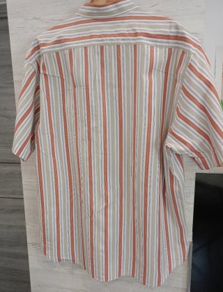 Camisa Zegna Caballero Talla M Rayas