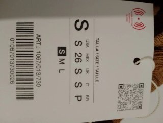 Top Zara tirantes con espejos marrón