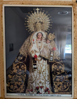 Lámina Virgen del Palmar de Troya Coronada