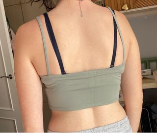 Top tirantes Bershka verde seco