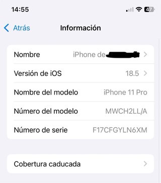 iPhone 11 Pro 64GB Gris Espacial