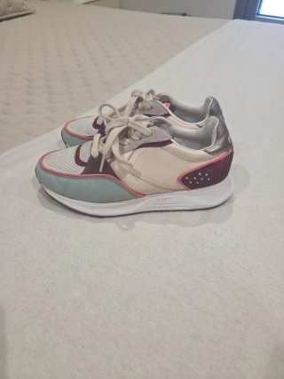 Zapatillas Hoff Beige y Turquesa