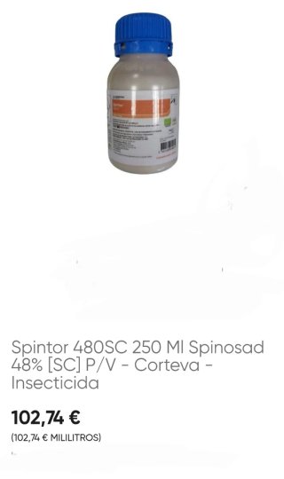 Spintor 480 SC Insecticida Natural 250cc