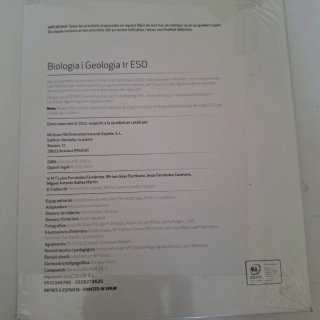 Biologia i Geologia 1r ESO