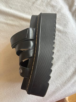 Sandalias de plataforma negras
