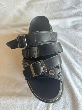 Sandalias de plataforma negras