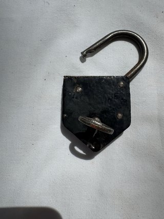 Lote 11 candados antiguos 45 mm con llave y caja