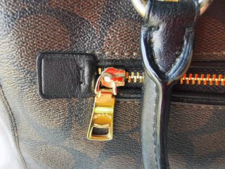 Bolso Coach Marrón y Negro