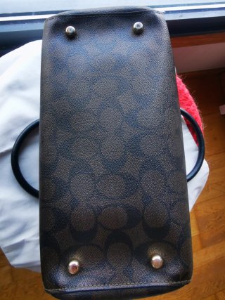 Bolso Coach Marrón y Negro