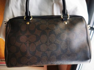 Bolso Coach Marrón y Negro
