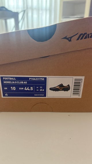 Botas de fútbol Mizuno Morelia Club Talla 44.5