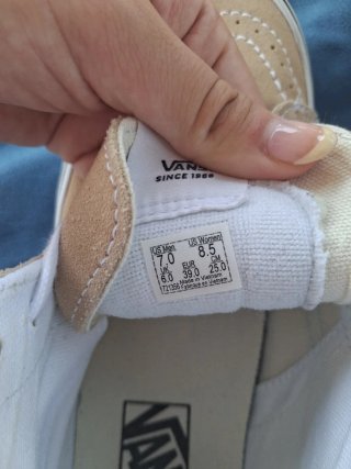 Zapatillas Vans Altas Beige