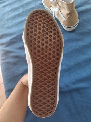 Zapatillas Vans Altas Beige