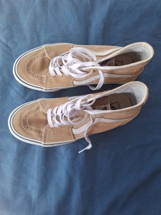 Zapatillas Vans Altas Beige