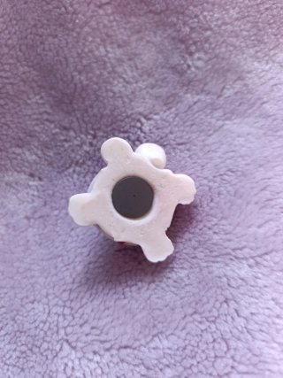 Imán de tortuga con diseño floral