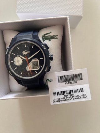 Reloj Lacoste LC33 Azul Nuevo