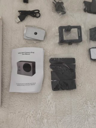 Accesorios Cámara deportiva HD tipo GoPro con acce