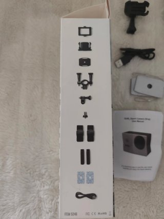 Accesorios Cámara deportiva HD tipo GoPro con acce