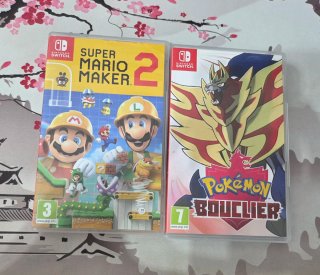 Pack Super Mario Maker 2 y Pokémon Escudo switch